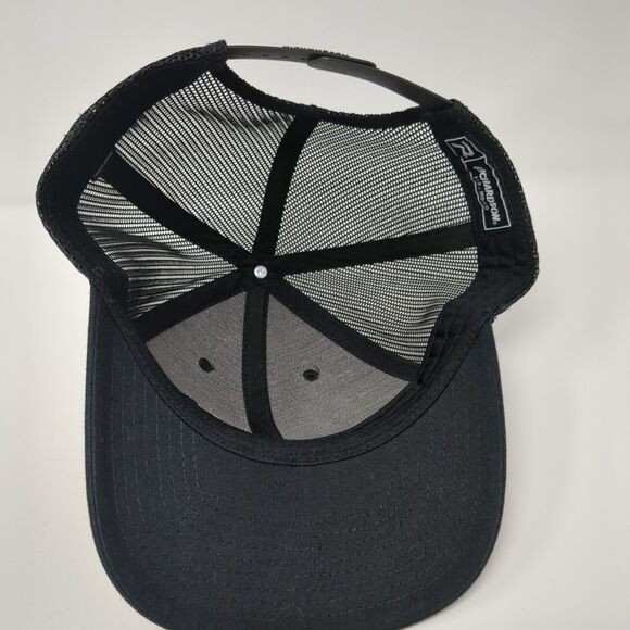 TGE Snapbnack Trucker Hat Black M/L Adjustable Embroidered Mesh Back Richardson - Picture 6 of 9